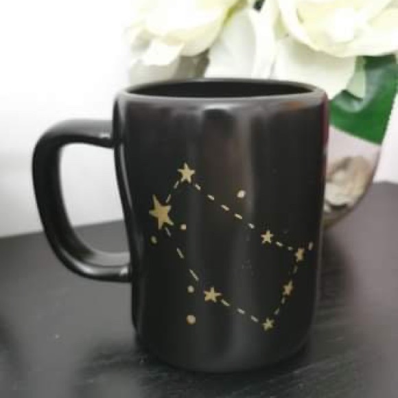NWT Rae Dunn Gemini Mug Black/Gold Collectible - Picture 3 of 3